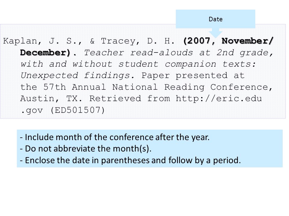 How to cite a conference paper in apa